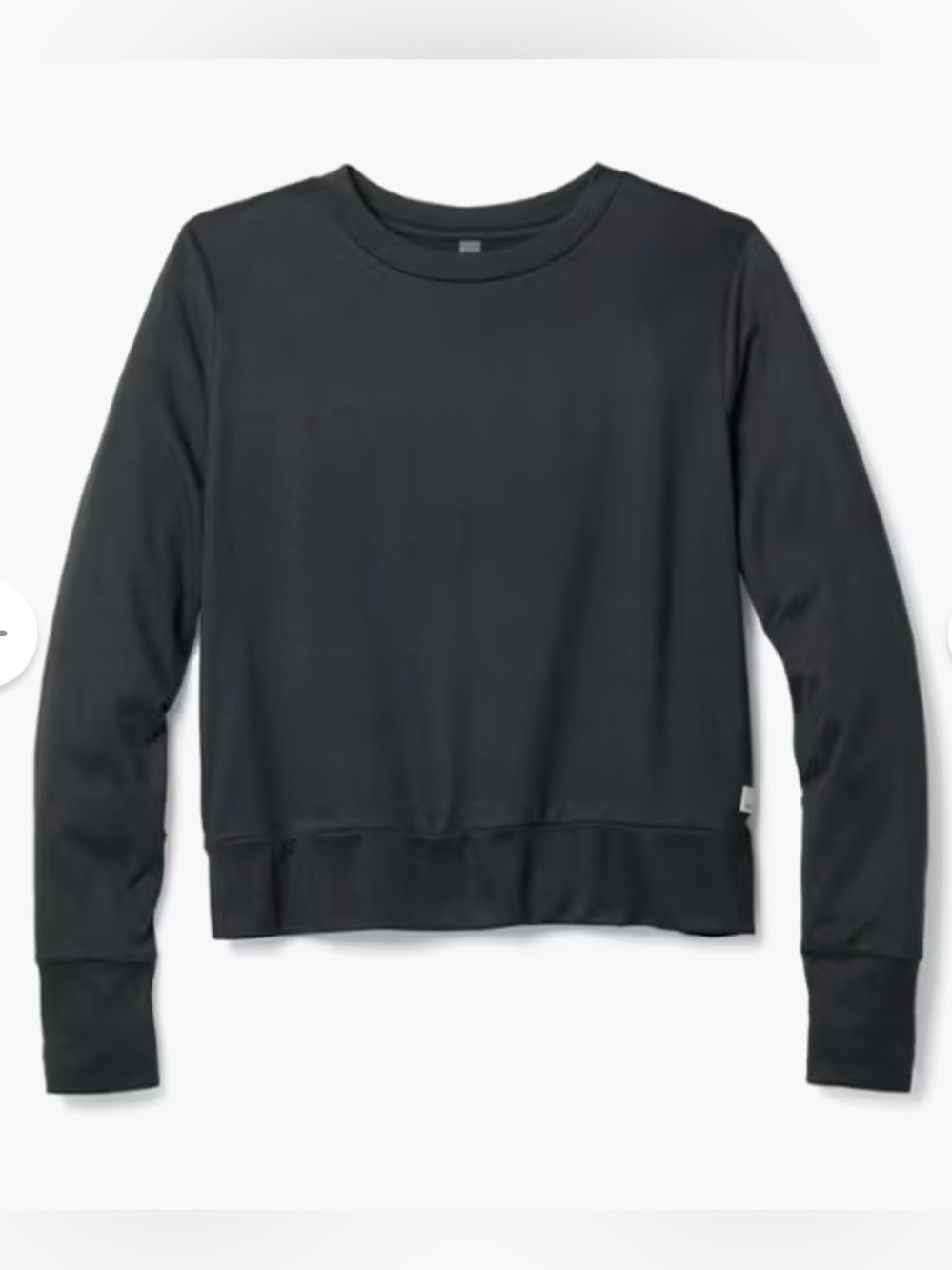 Vuori Daydream Crew Top Black
